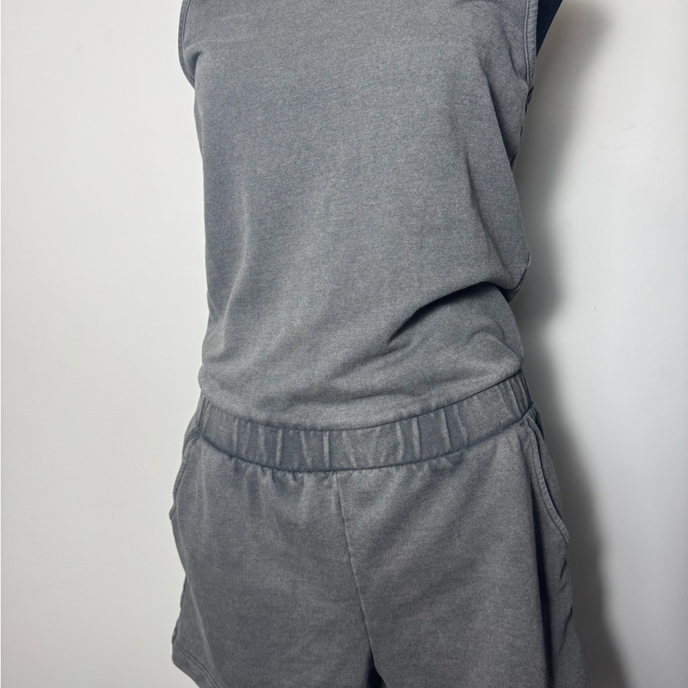 More Than Magic Charcoal Shorts Romper Girls Size XL (14/16) with pockets